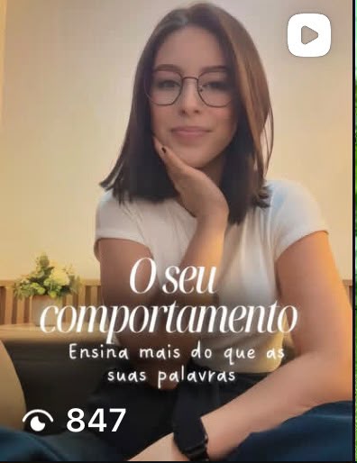Publicação sobre comportamento