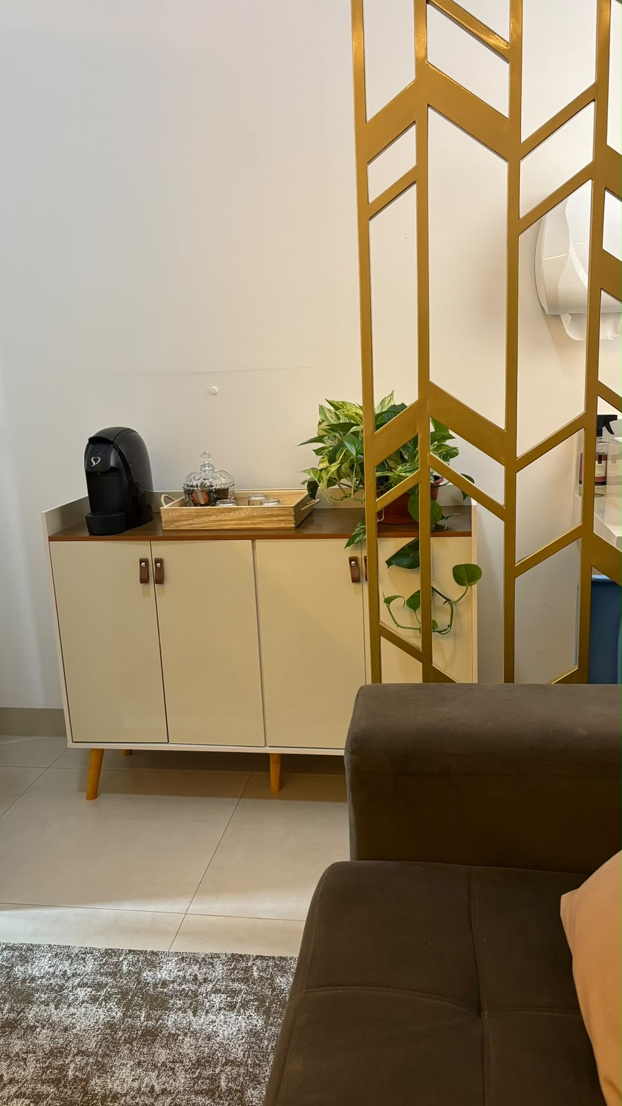 Ambiente de recepção do consultório em Nova Mutum